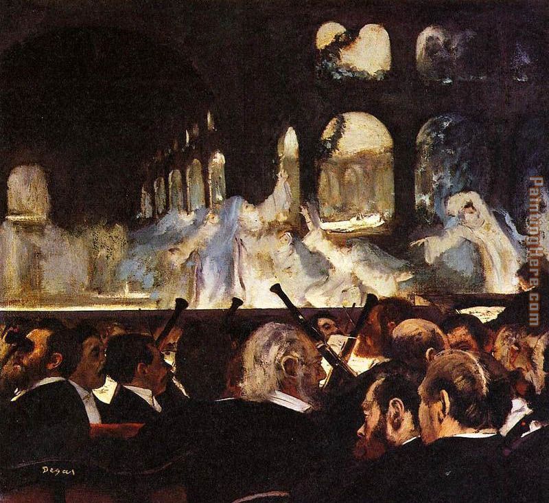 Edgar Degas The ballet scene